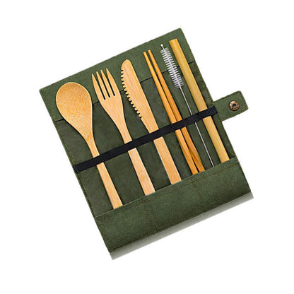 Eco-Friendly Bamboo Cutlery Set-0