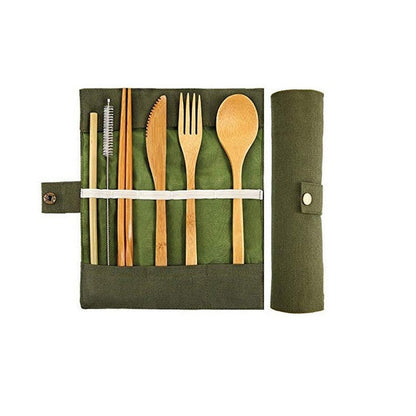 Eco-Friendly Bamboo Cutlery Set-5